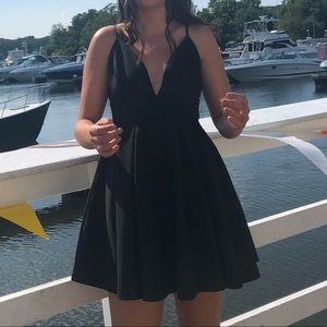 Lulus black cocktail dress